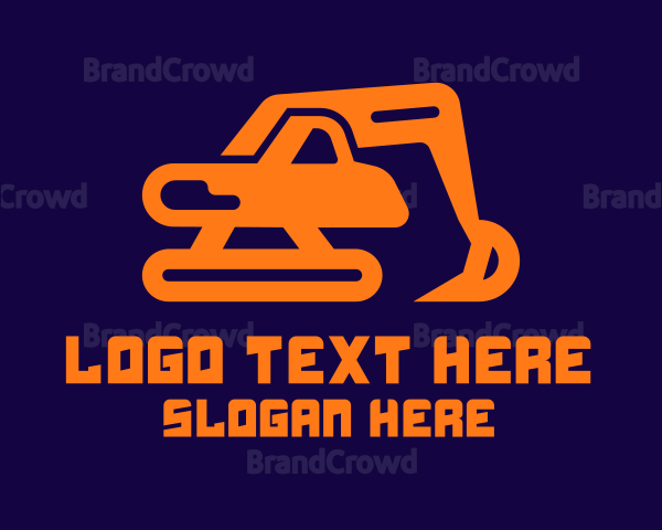 Excavator Digger Excavation Logo