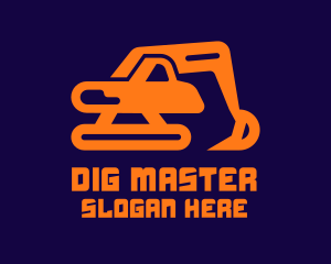 Excavator - Excavator Digger Excavation logo design