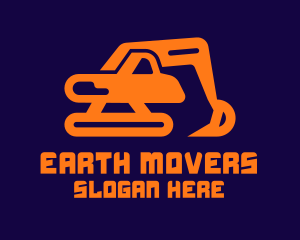 Excavator Digger Excavation logo design