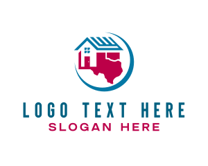 Texas Realty Residence logo design