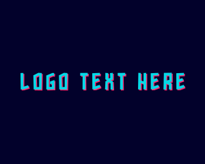 Hacking - Generic Retro Neon logo design
