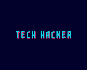 Hacking - Generic Retro Neon logo design
