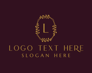 Vines - Elegant Wreath Boutique logo design