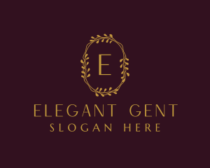 Elegant Wreath Boutique logo design