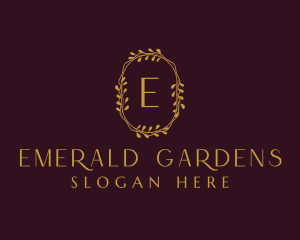 Elegant Wreath Boutique logo design