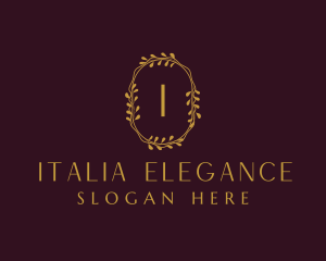 Elegant Wreath Boutique logo design