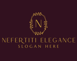 Elegant Wreath Boutique logo design