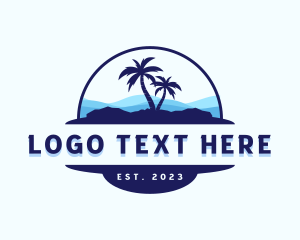 Beach - Holiday Beach Vacation logo design