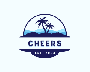 Holiday Beach Vacation Logo