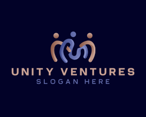 Partnership - Community People Organization logo design