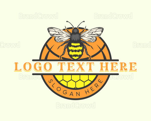 Honey Bee Apiary Logo