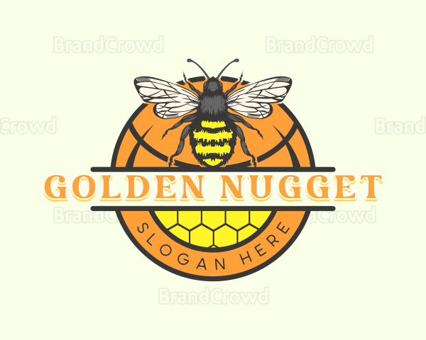 Honey Bee Apiary Logo