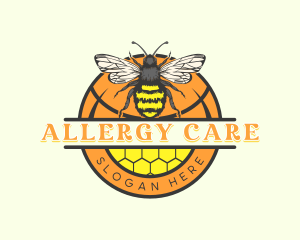 Honey Bee Apiary Logo