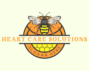 Honey Bee Apiary Logo