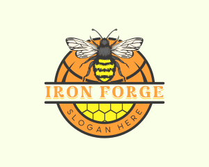 Honey Bee Apiary Logo