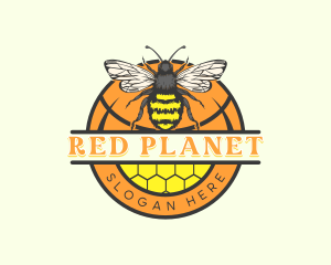 Honey Bee Apiary Logo