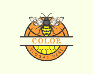 Beehive - Honey Bee Apiary logo design