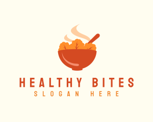 Vegetable Bowl Soup logo design