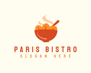 Vegetable Bowl Soup logo design