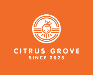 Citrus - Orange Citrus Fruit logo design