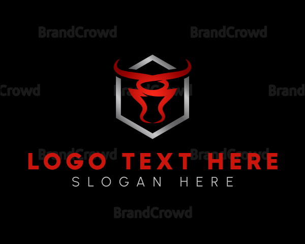 Wild Bull Hexagon Logo