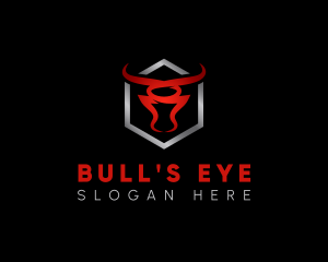 Wild Bull Hexagon logo design