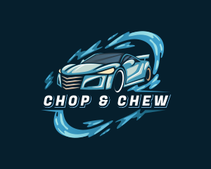 Racing - Splash Car Wash logo design
