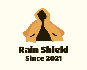 Yellow Raincoat Hoodie logo design