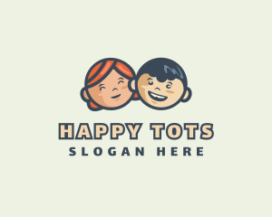 Children - Happy Children Kindergarten logo design