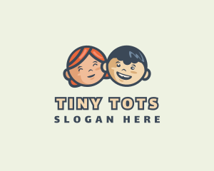 Toddler - Happy Children Kindergarten logo design