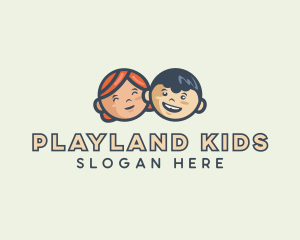 Happy Children Kindergarten logo design