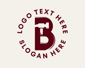 Fixer - Hammer Agency Letter B logo design
