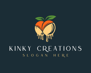 Kinky - Sexy Juicy Fruit logo design