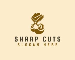 Scissors - Scissors Barbershop Grooming logo design