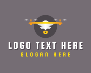 Flying - Drone Media Videography logo design