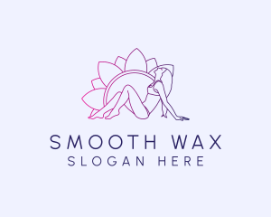 Flower Bikini Woman logo design