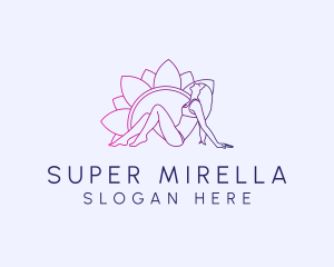 Body - Flower Bikini Woman logo design