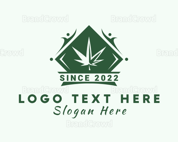 Marijuana Farm Emblem Logo