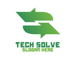 Green Generic Technology logo design