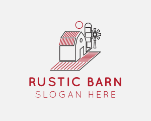 Farming Barn House logo design