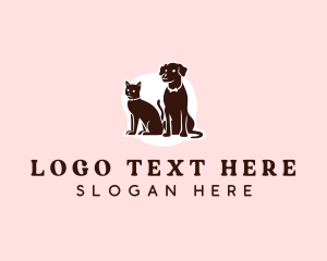 Veterinarian - Animal Dog Cat logo design