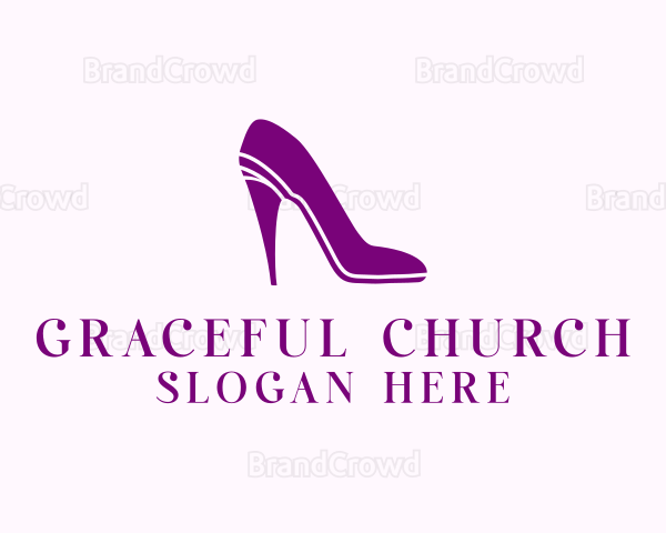 Fashion Stiletto Shoe Logo