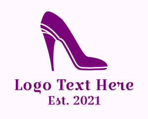Stiletto - Fashion Stiletto Shoe logo design