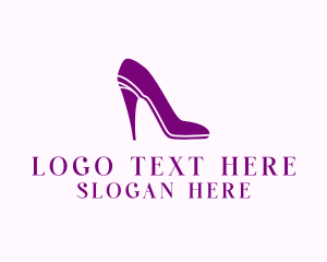 High Heels - Fashion Stiletto Shoe logo design