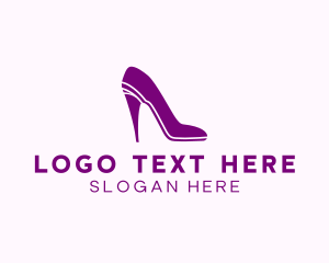 Fashion Brand - Fashion Stiletto Shoe logo design
