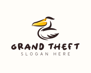 Zoo - Pelican Bird Beak logo design