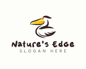 Wilderness - Pelican Bird Beak logo design