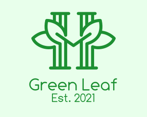 Green Leaf Herbal  logo design