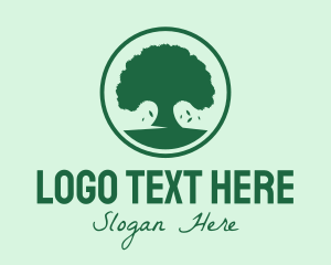 Autumn - Organic Green Tree logo design