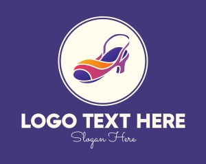 Shoemaking - Lady Fashion Sandal logo design